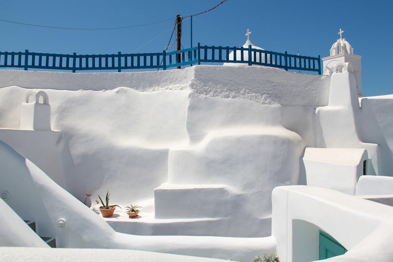Historic Chapel in Santorini